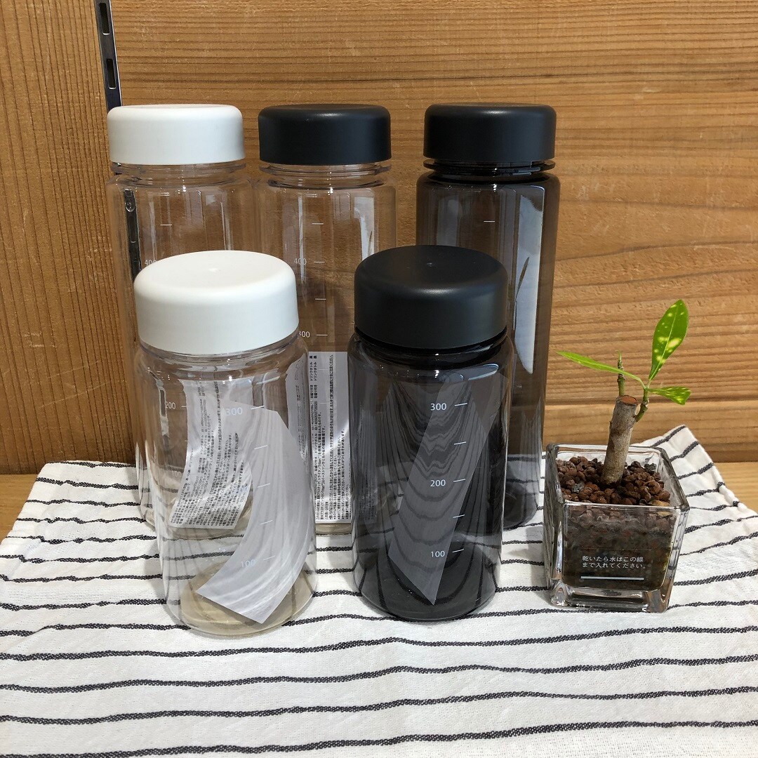 目盛りつきボトル