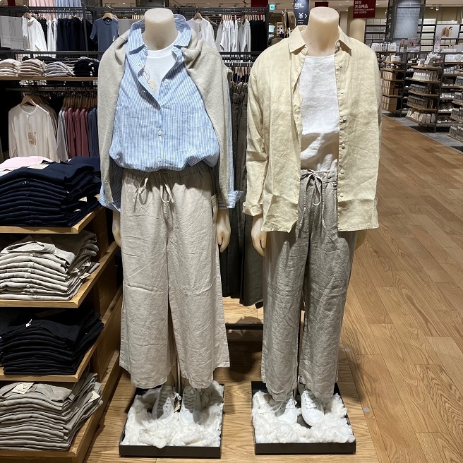 【セブンパークアリオ柏】蒸し暑い夏を涼しく！「ヘンプ」素材の衣料品