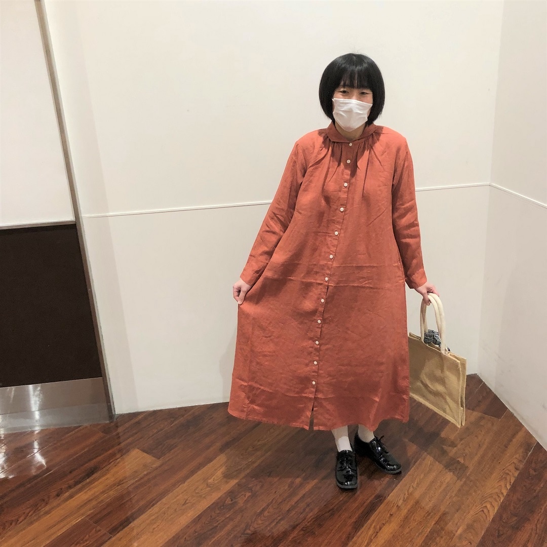 リネンワンピース