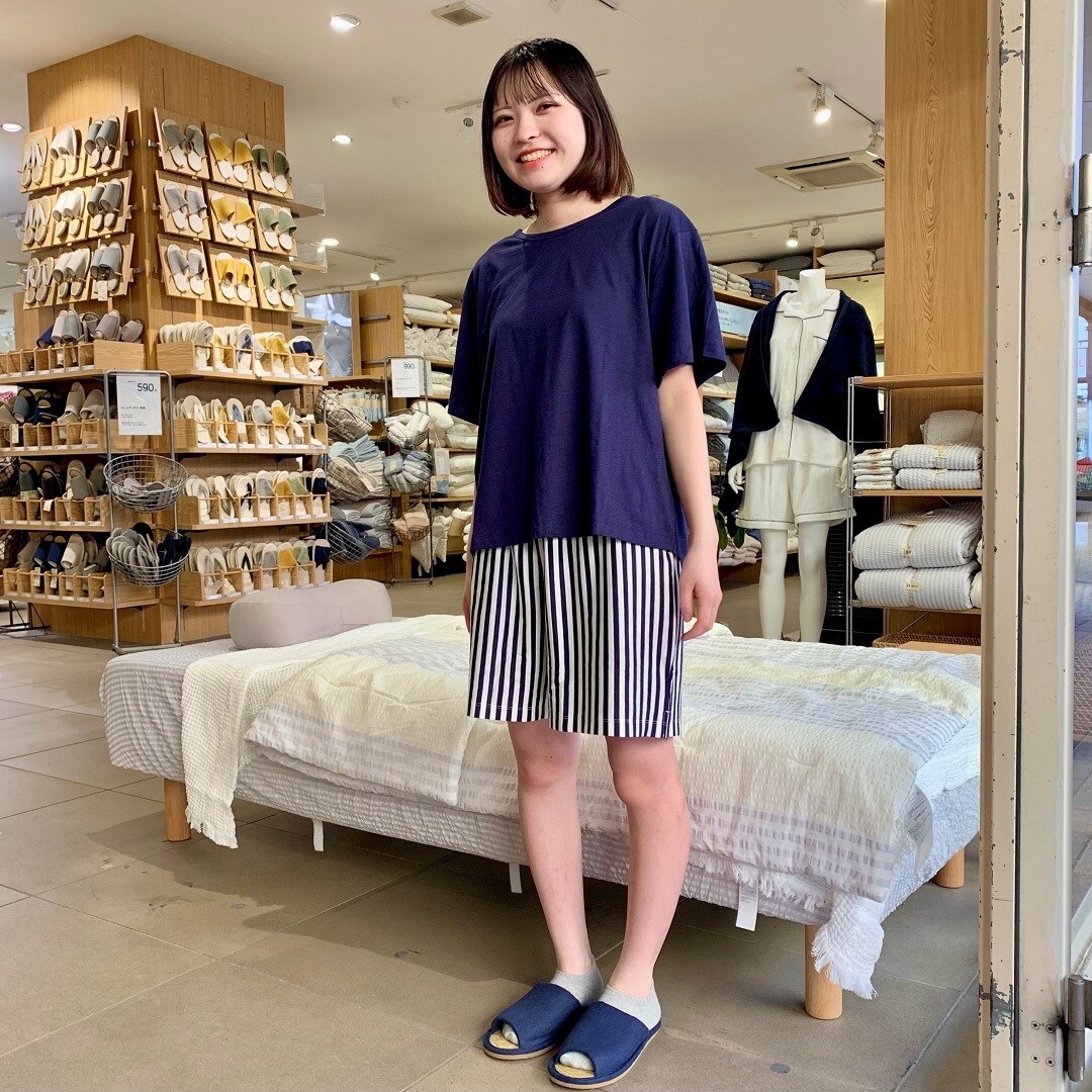 045355　さらっとルームウェア着画