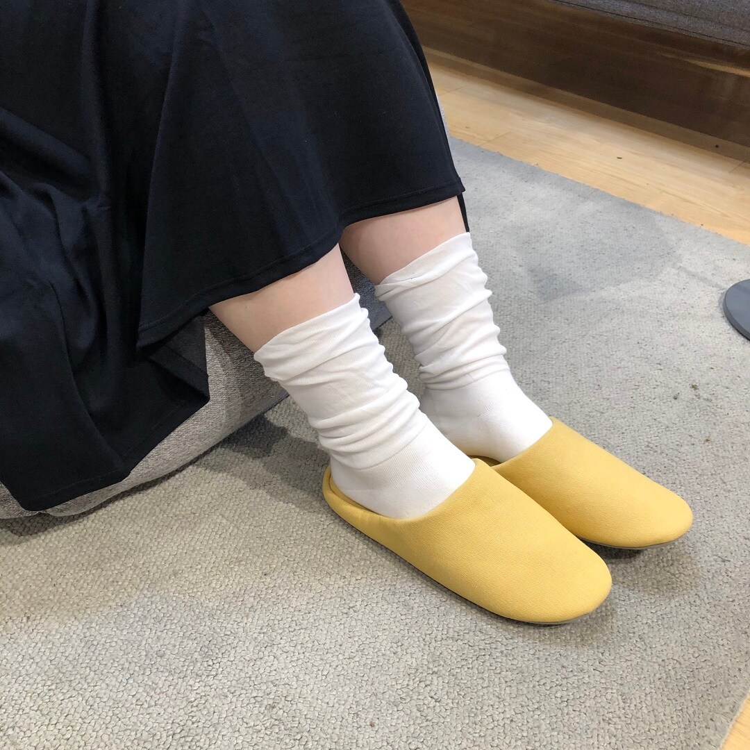 ルームソックス着用