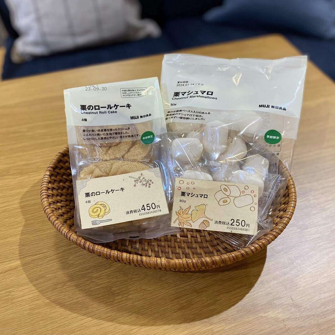 ロールケーキとマシュマロ