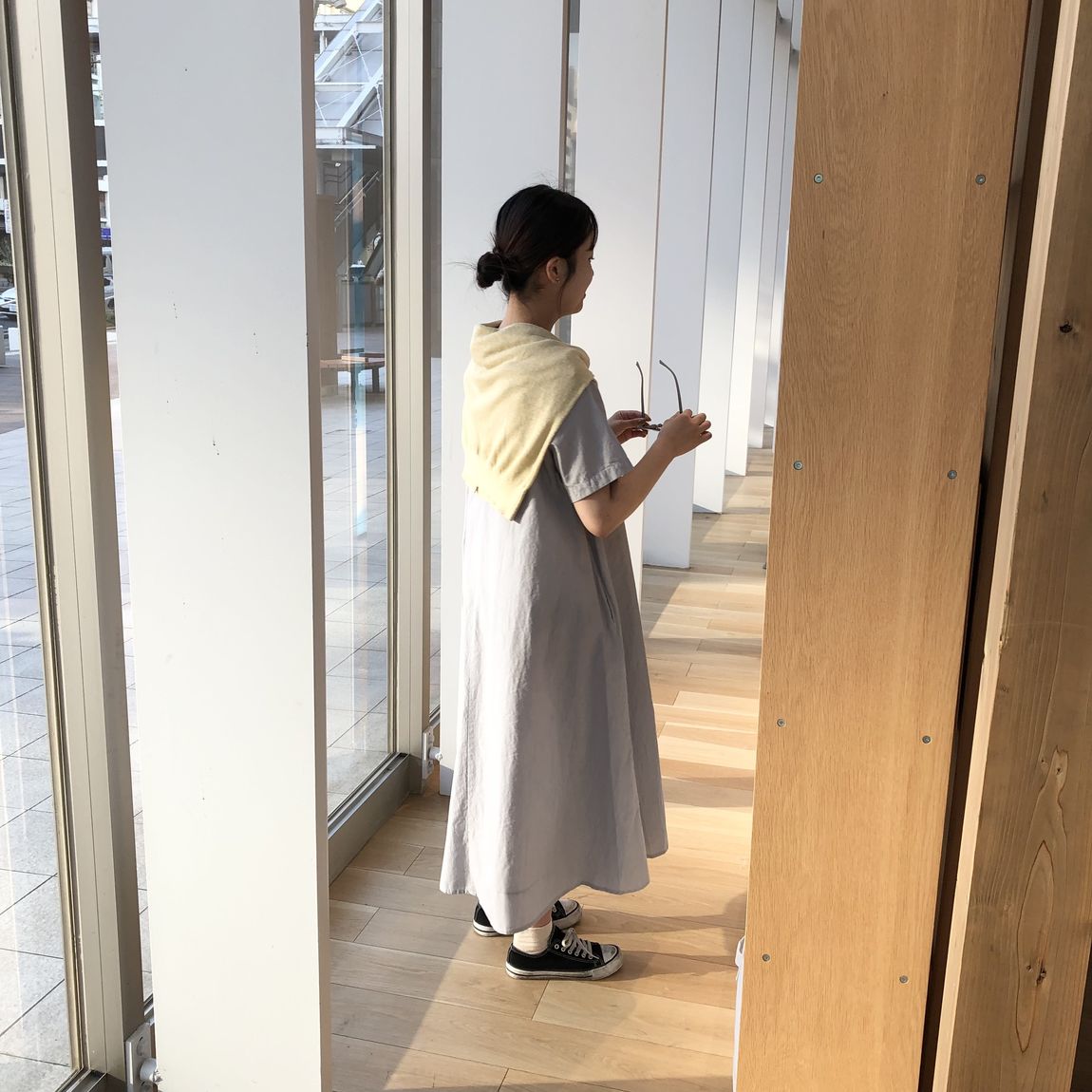 涼感ワンピース　横