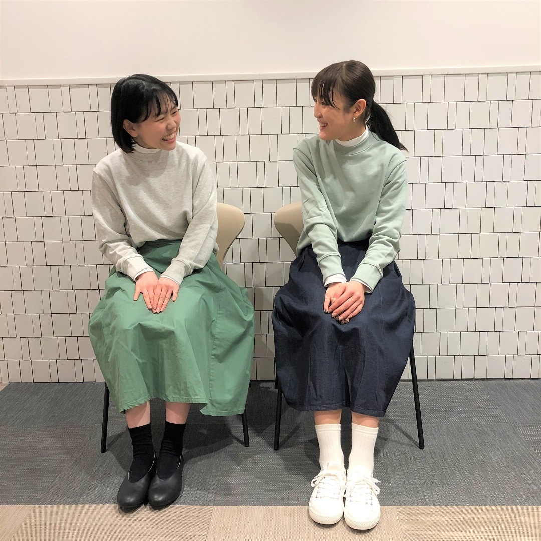 婦人コーディネート　スウェットシャツ