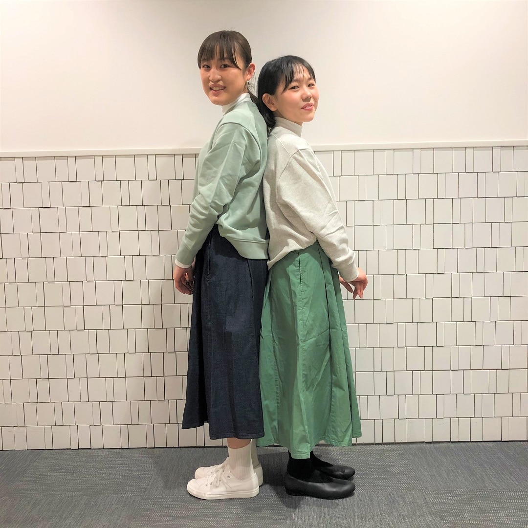 婦人コーディネート　スウェットシャツ
