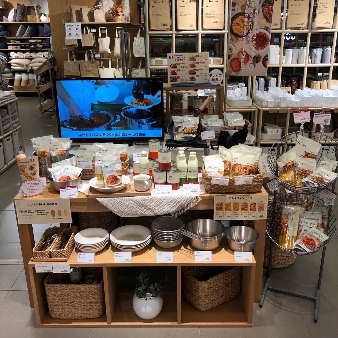 入店口売場