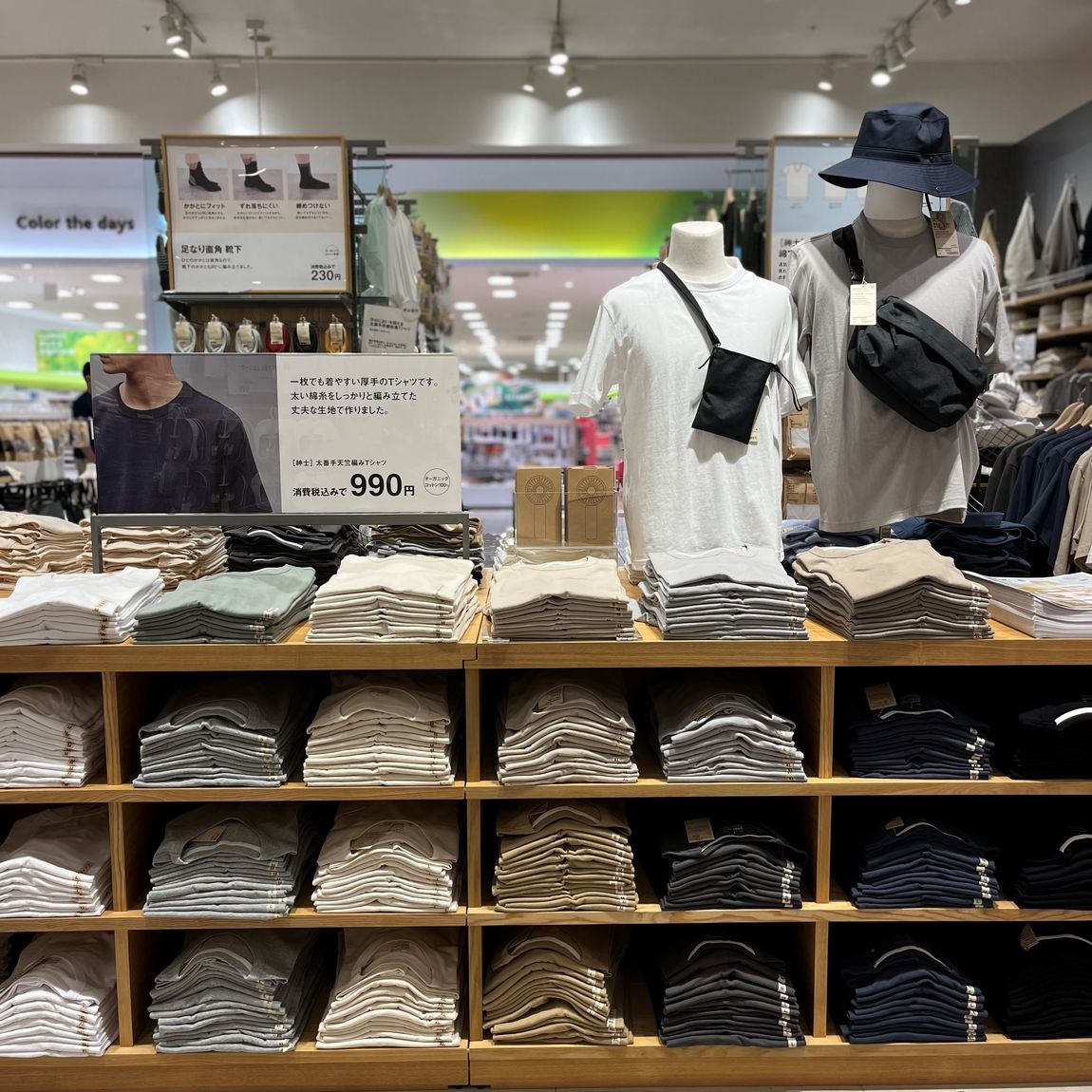 【イオンモール浜松市野】何枚あっても困らない太番手天竺編みTシャツ｜スタッフおすすめ