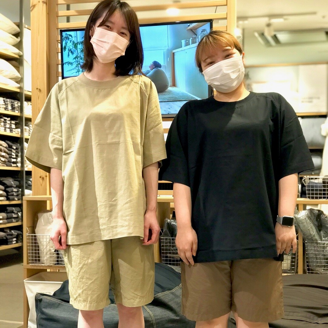 【ザ・モール仙台長町】女性スタッフ着用ポプリンショートパンツ