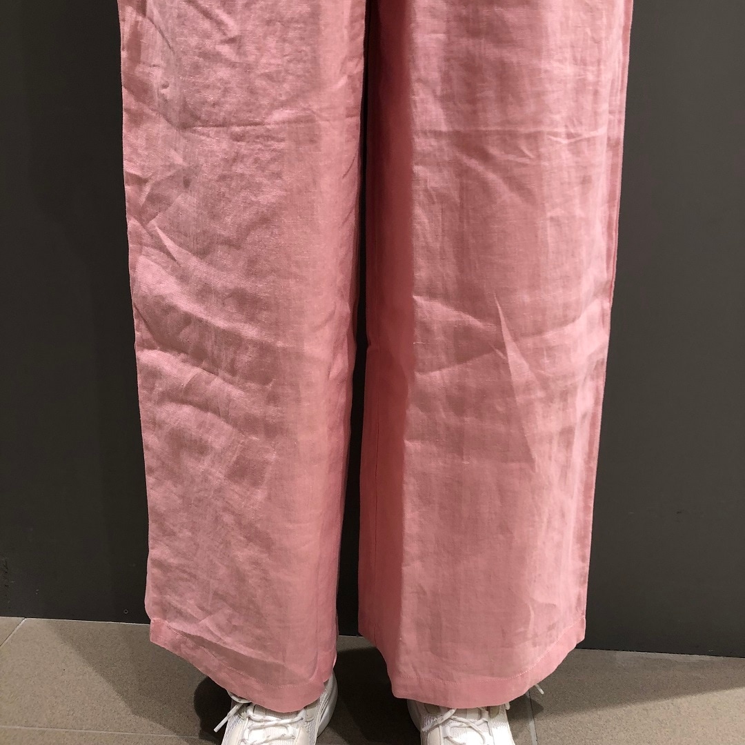 リネンイージーワイドパンツ