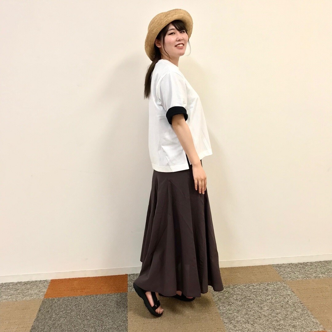 【ザ・モール仙台長町】涼感UVカットワイド半袖Tシャツコーディネート