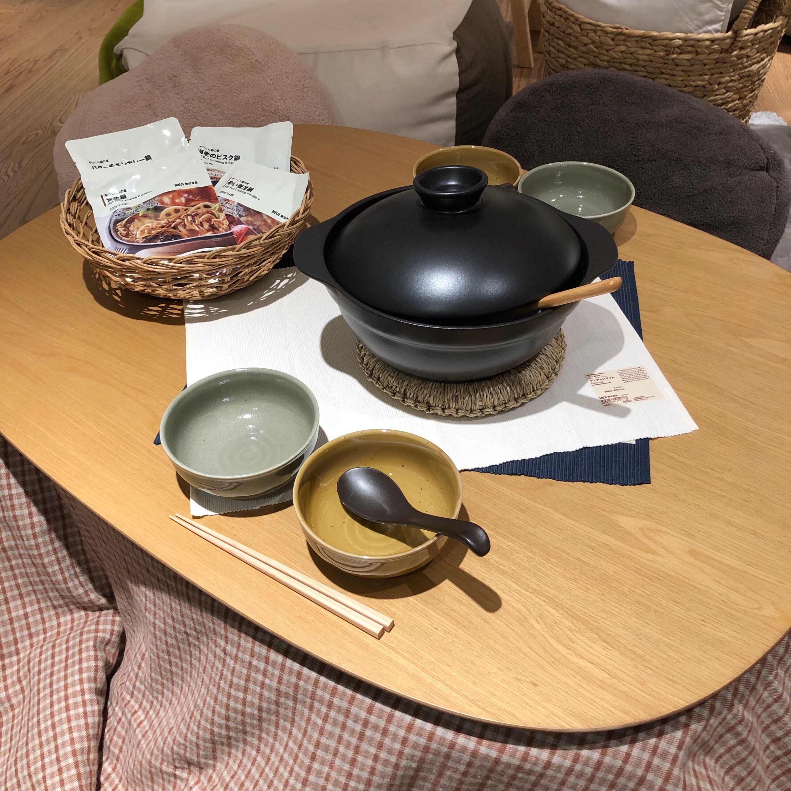 楕円こたつ(小)のアップ写真