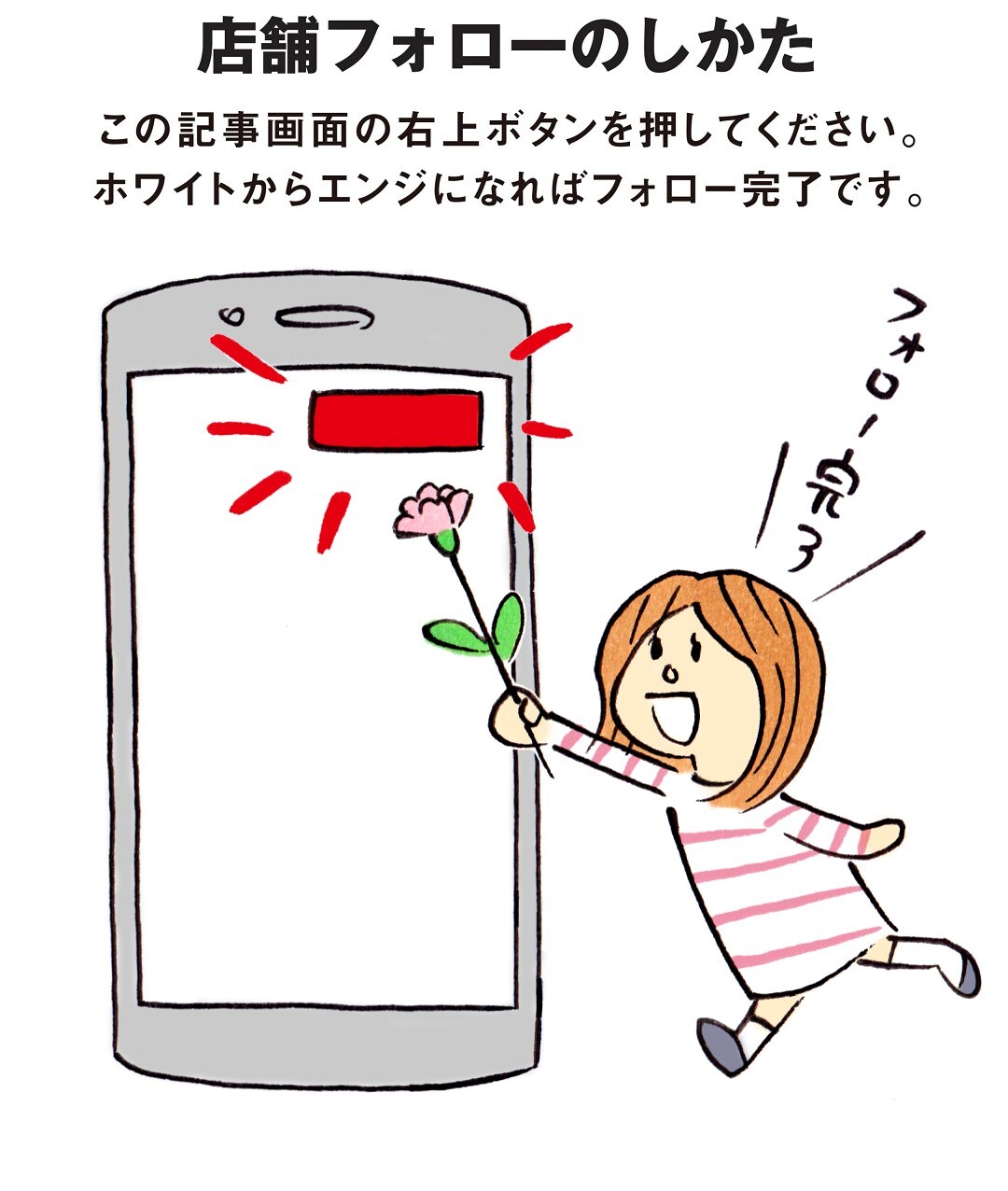 店舗フォローのしかた