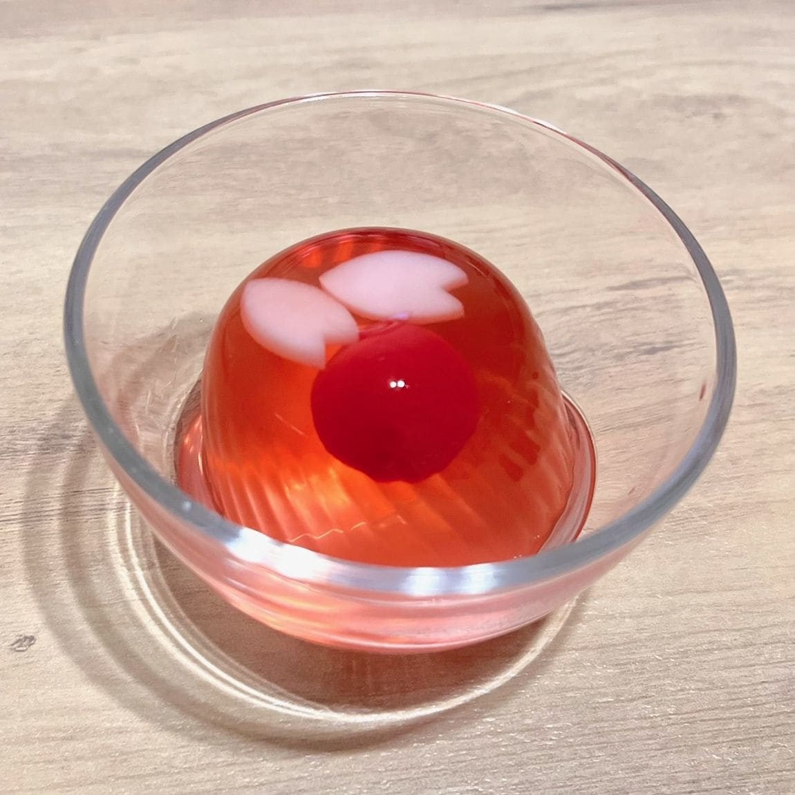 桜のゼリー