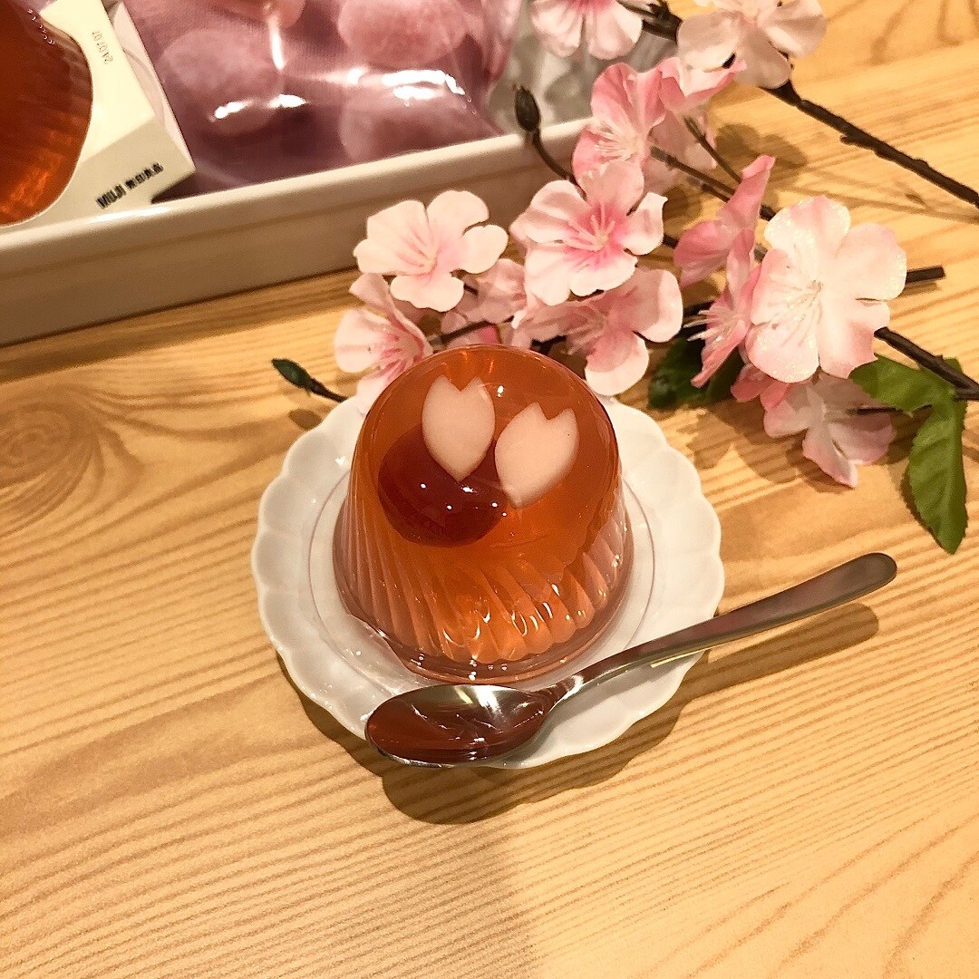 桜ゼリーの写真