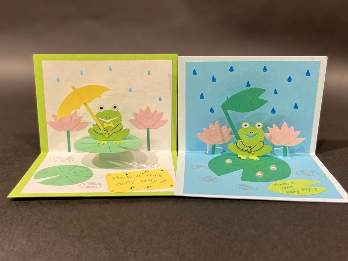 【シエスタハコダテ】“梅雨(つゆ)の日”カードをつくろう