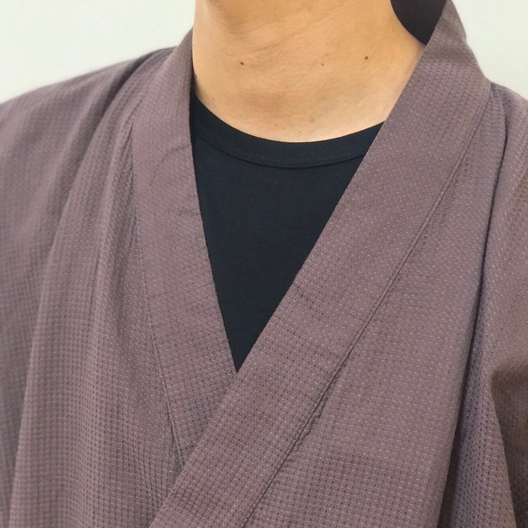 【ザ・モール仙台長町】紳士リヨセル混ワッフル織甚平