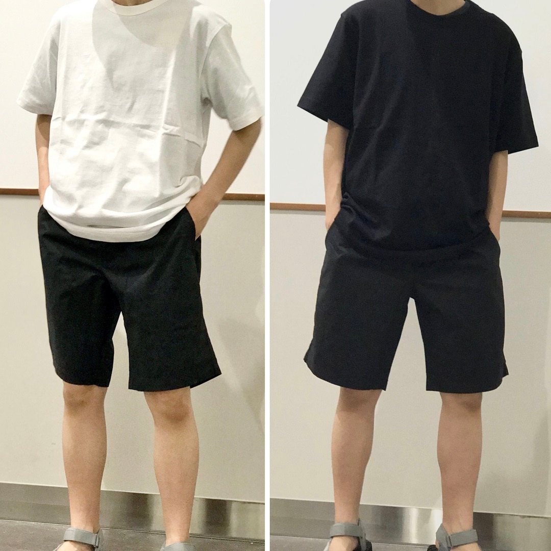 【ザ・モール仙台長町】白と黒Ｔシャツの比較写真