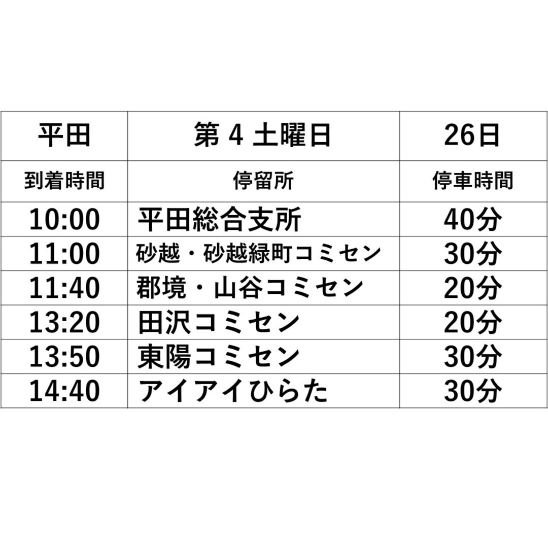 土曜日４