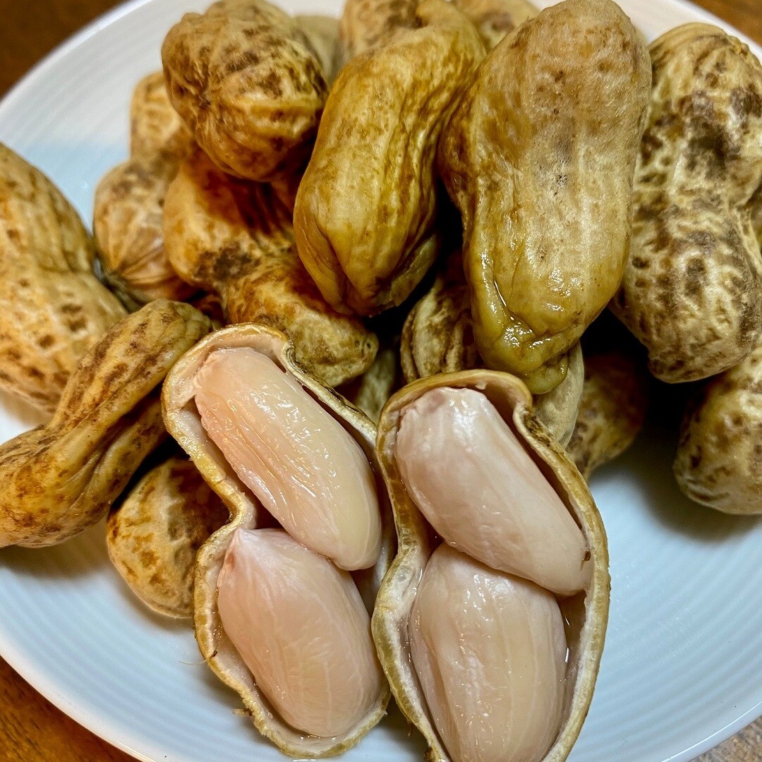 茹で落花生