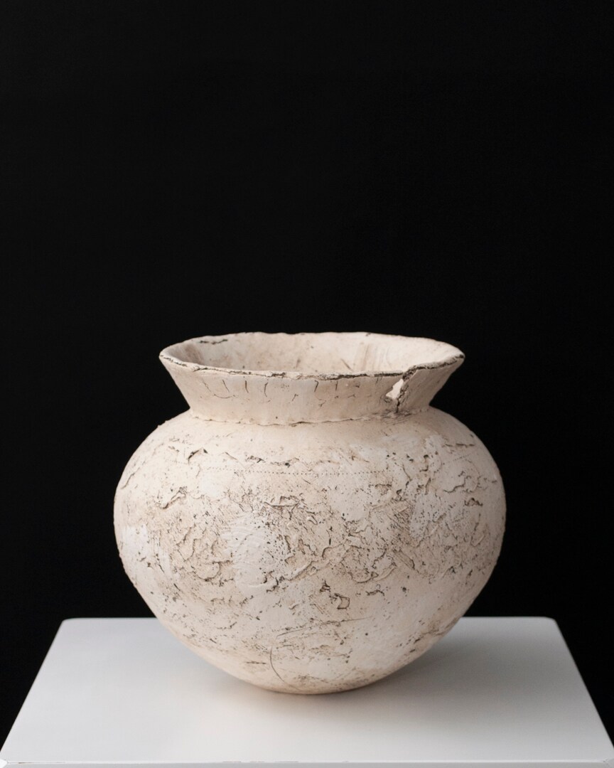 高橋亜希子 花器/壺 陶器 白