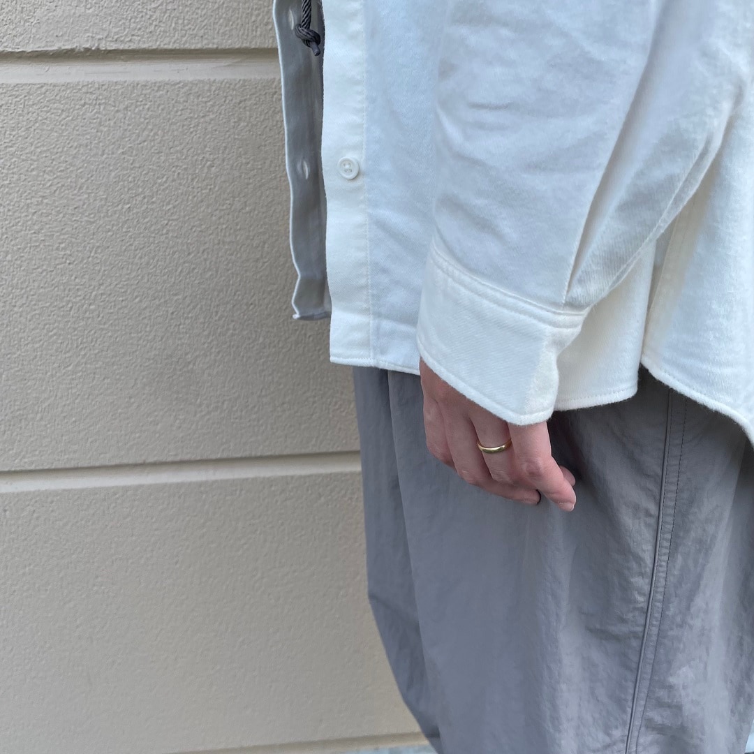 フランネル袖元