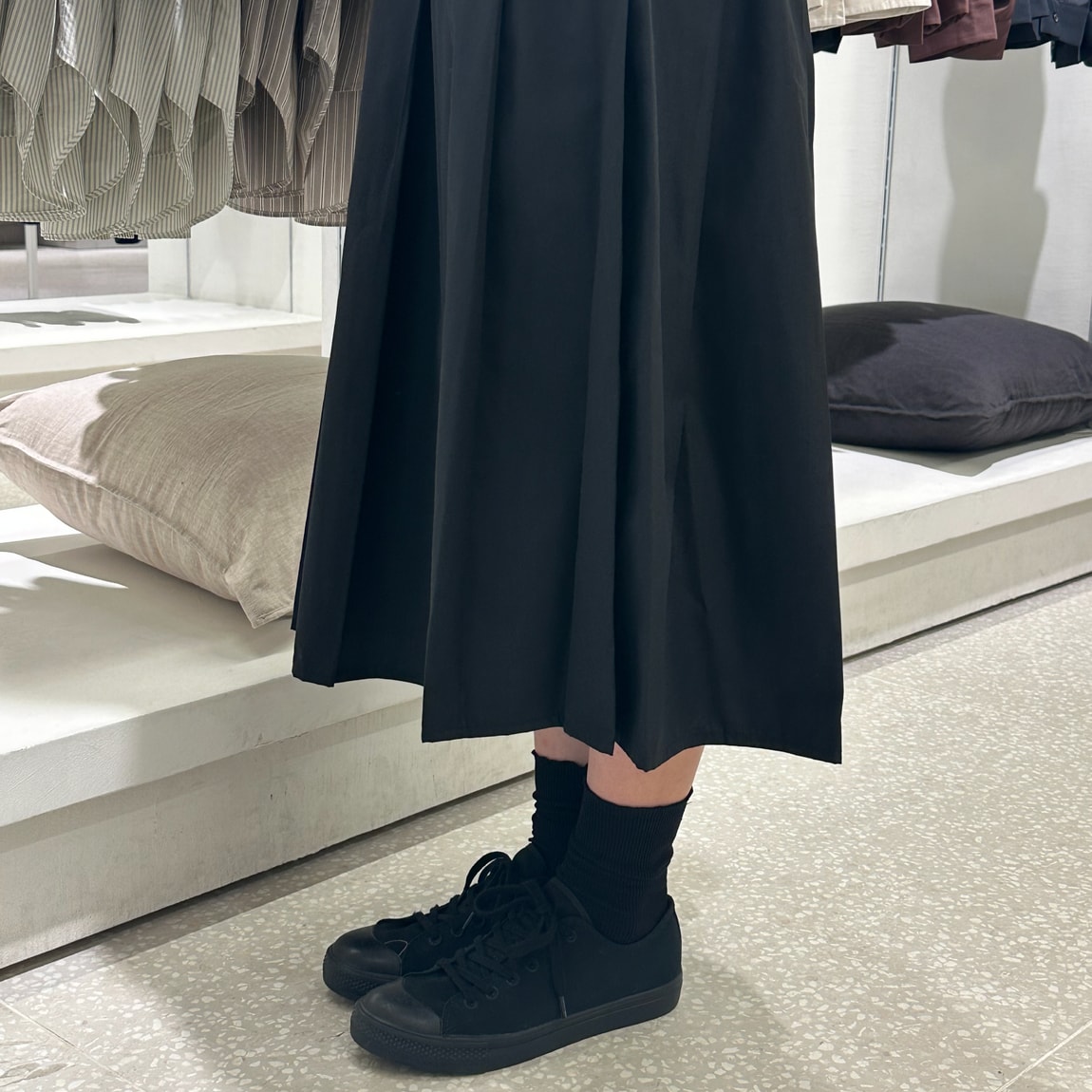 黒いスカートの写真