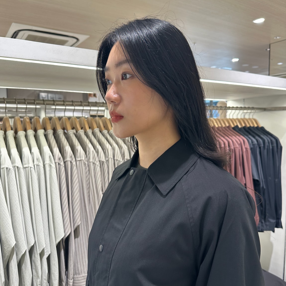 女性の正面写真