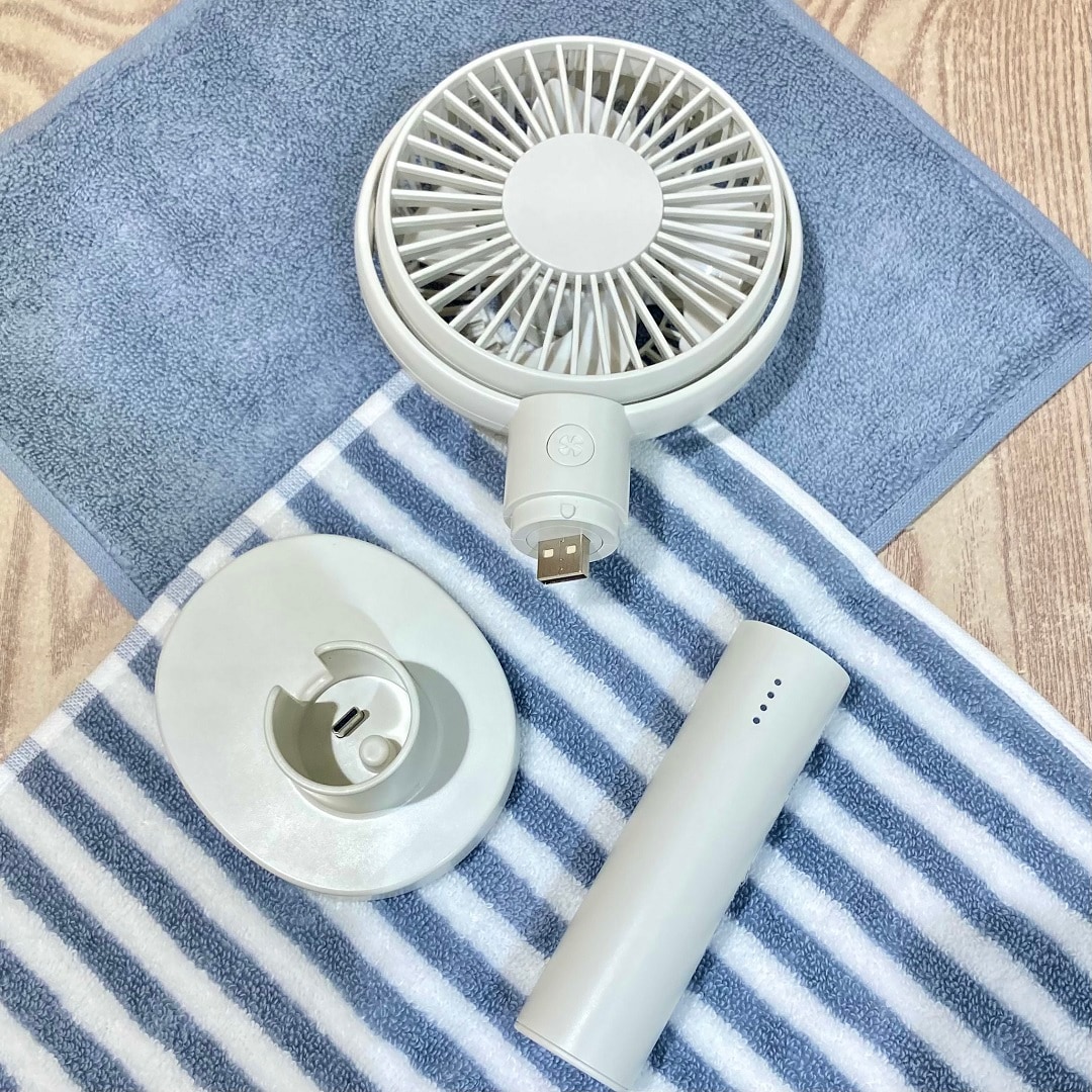 【ザ・モール仙台長町】角度が変えられる充電式ハンディファン