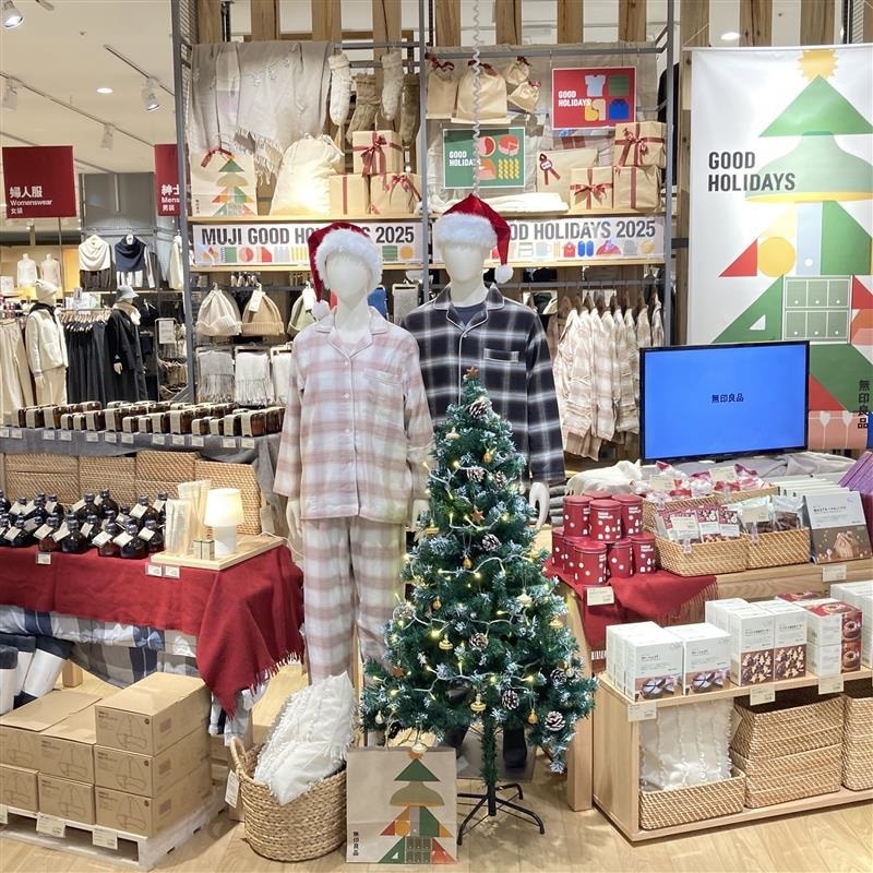 無印良品の冬を感じる売場