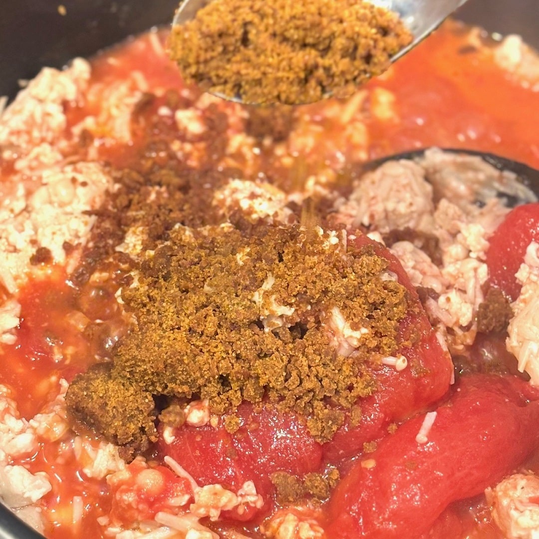 【ザ・モール仙台長町】カレーを炒めてる写真
