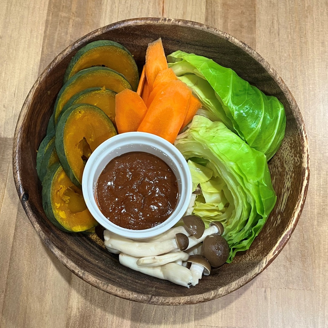 【無印良品500 CoCoLo新潟】せいろ料理におすすめ、温めて食べるソース。_RRY60A