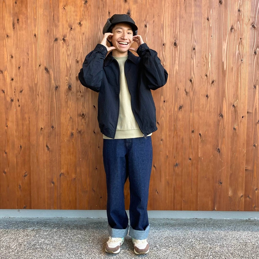 撥水ジップアップブルゾン