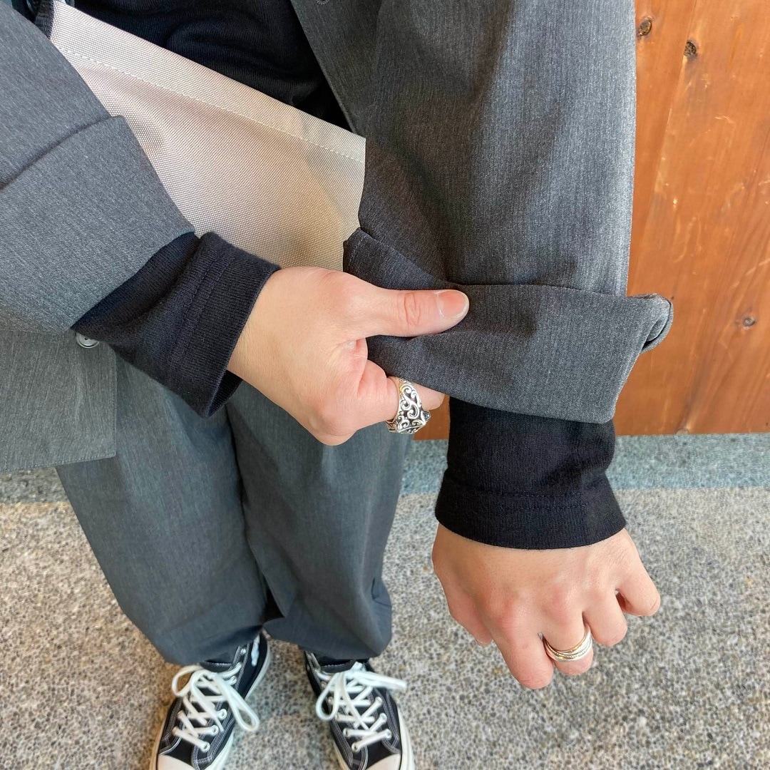 染めなおした服トップス黒