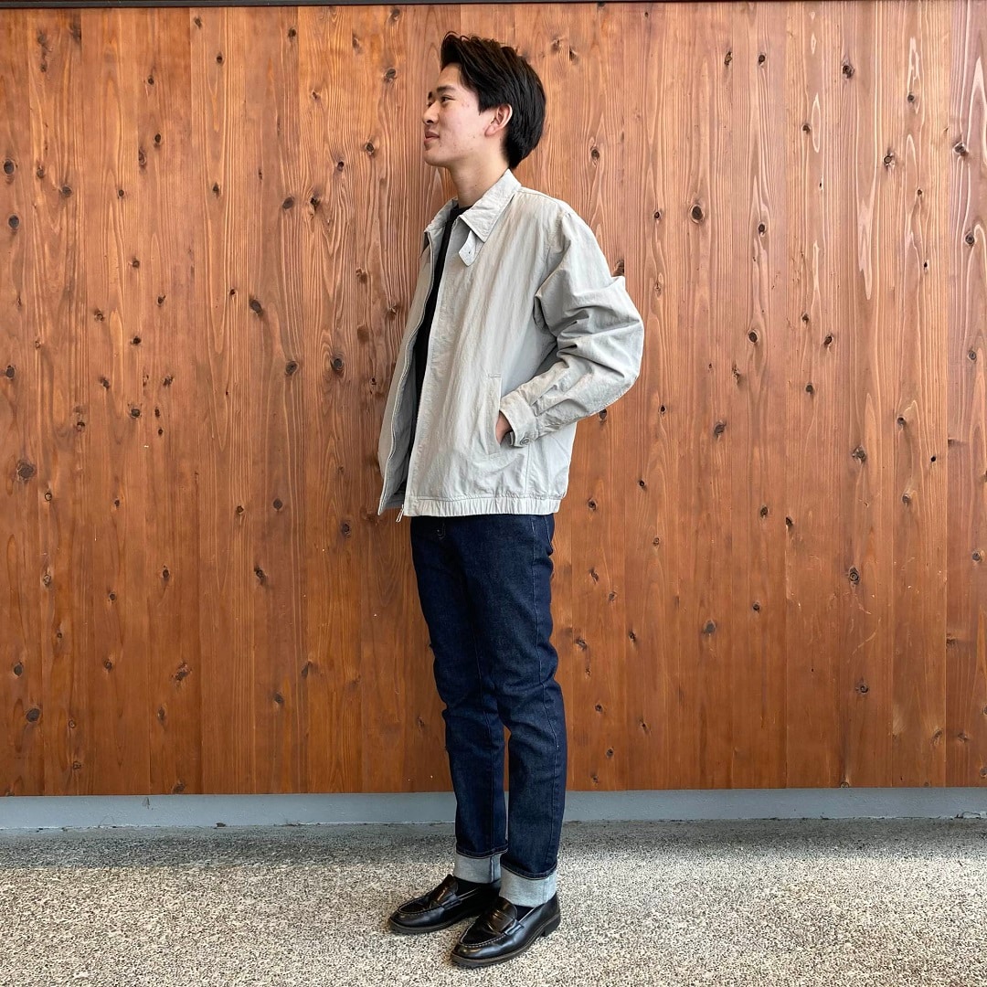 撥水ジップアップブルゾン