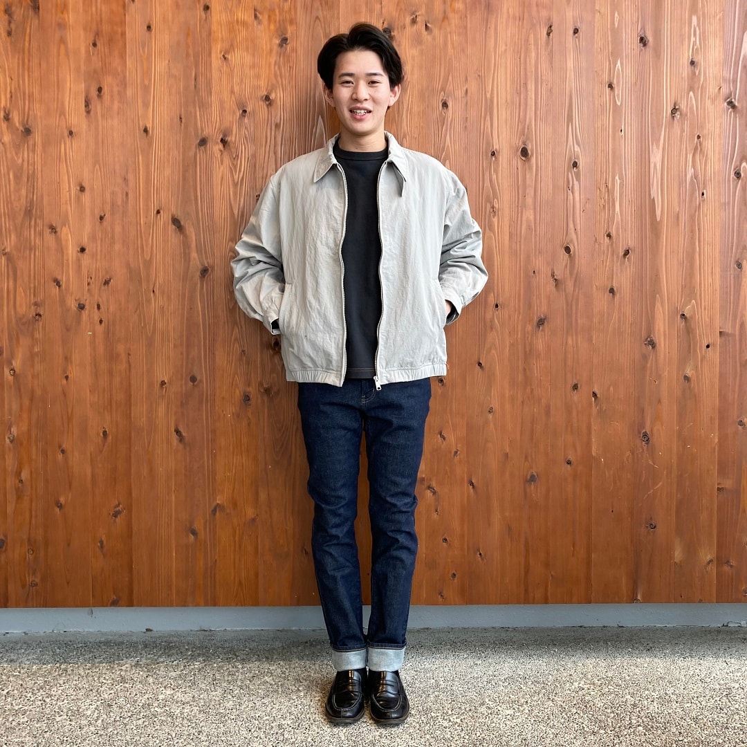 撥水ジップアップブルゾン