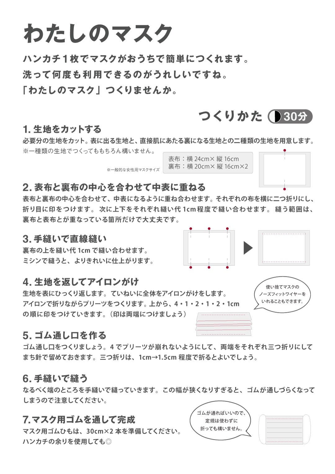 【堺北花田】わたしのマスク｜きょうの無印良品