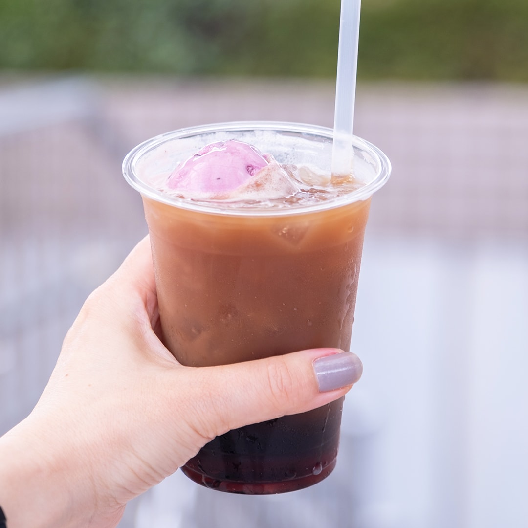 【アルパーク】期間限定カシスコーヒーソーダフロート｜コーヒー＆アイスからのおしらせ_39bVhS