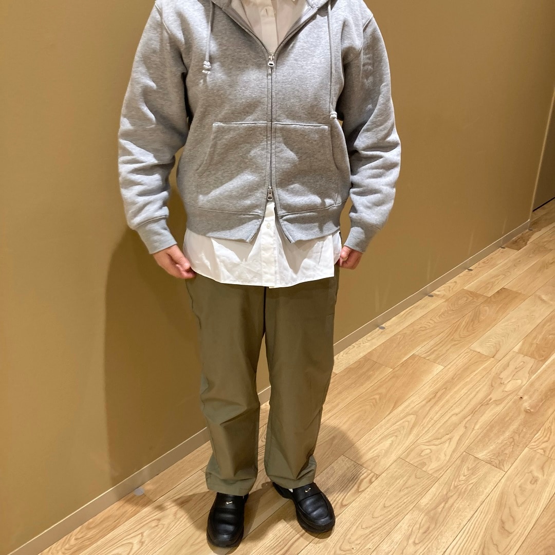 スウェットフルジップパーカー