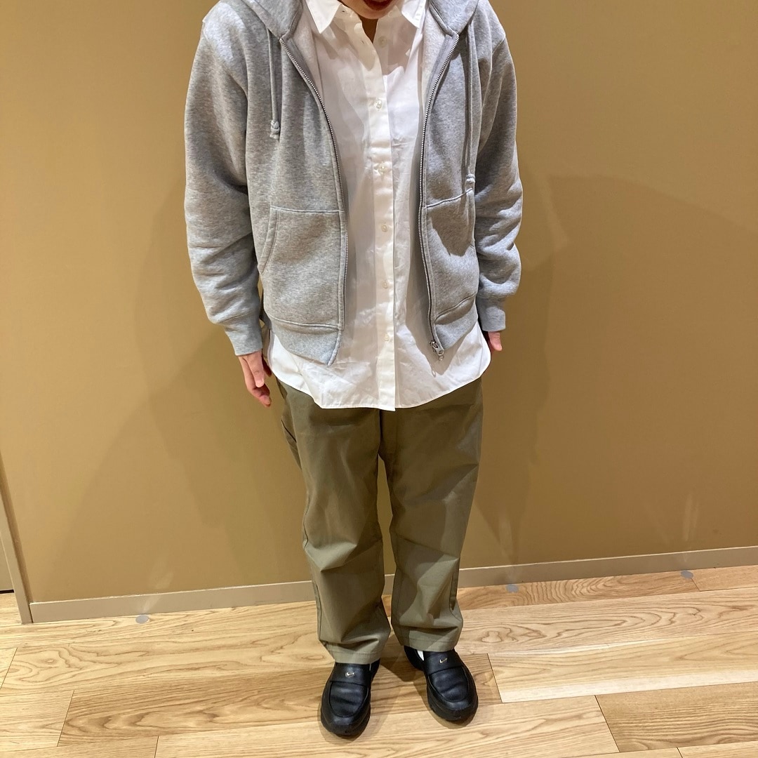 スウェットフルジップパーカー