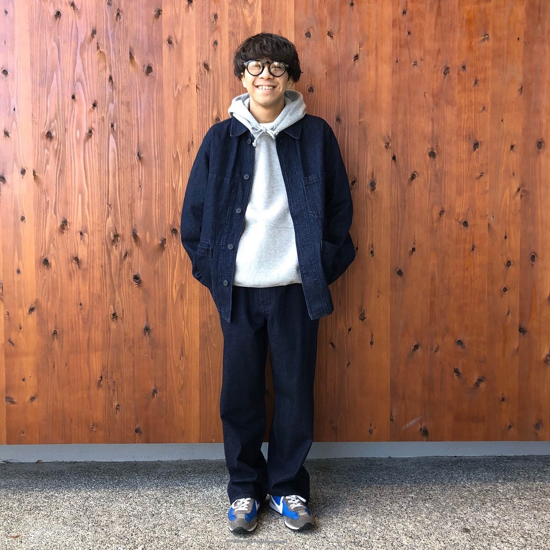 無印良品　デニムカバーオール Mサイズ 天満屋ハピータウン岡北】 身長163㎝｜ 無印良品