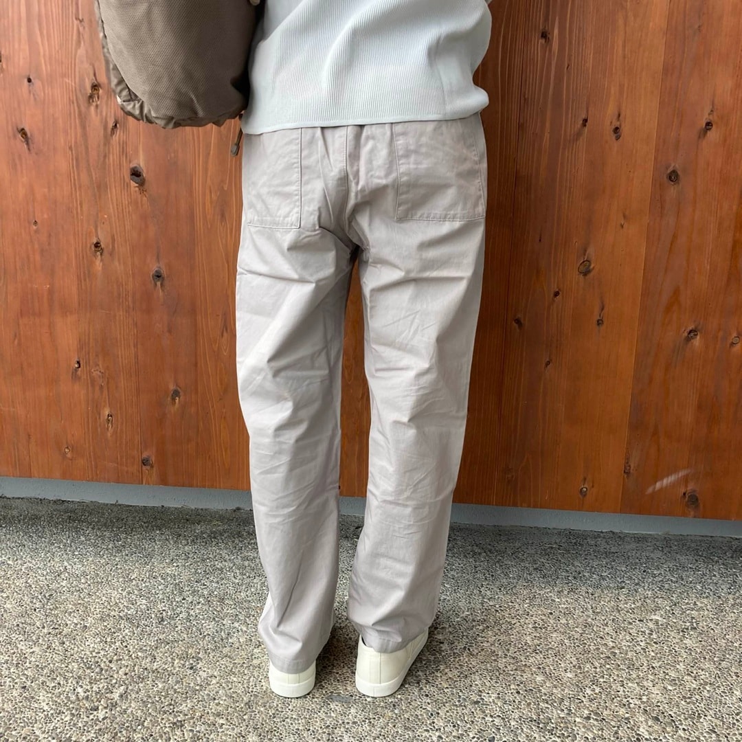 乾きやすい洗えるリブ編み長袖ニットＴシャツ