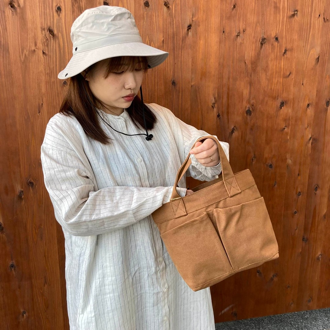 リネン洗いざらし長袖シャツワンピース