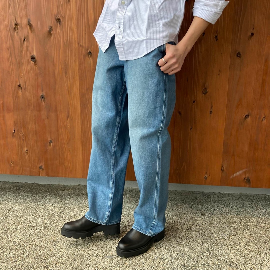 洗いざらしオックスボタンダウン長袖シャツ