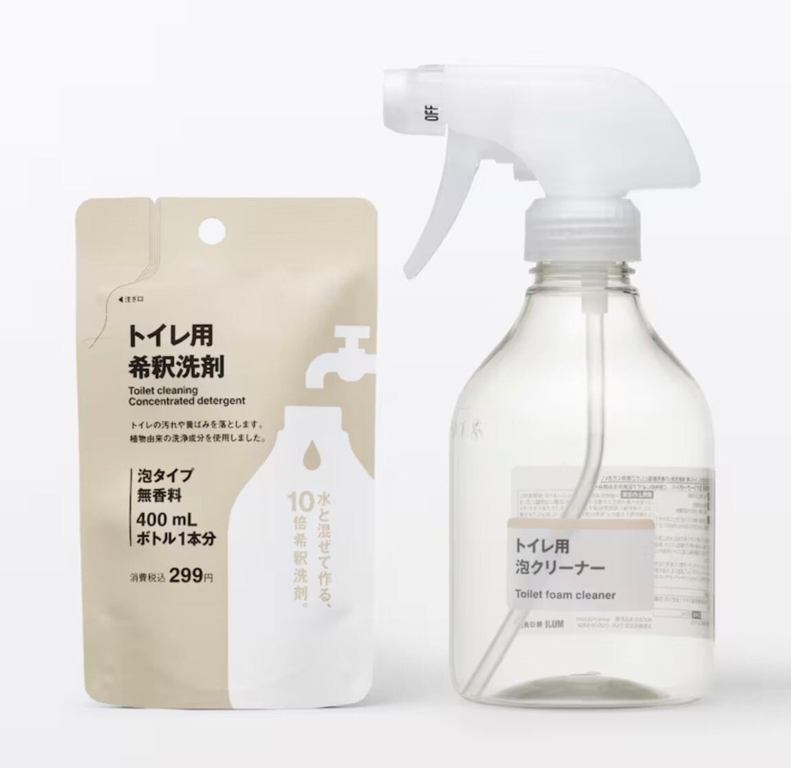 トイレ用希釈洗剤
