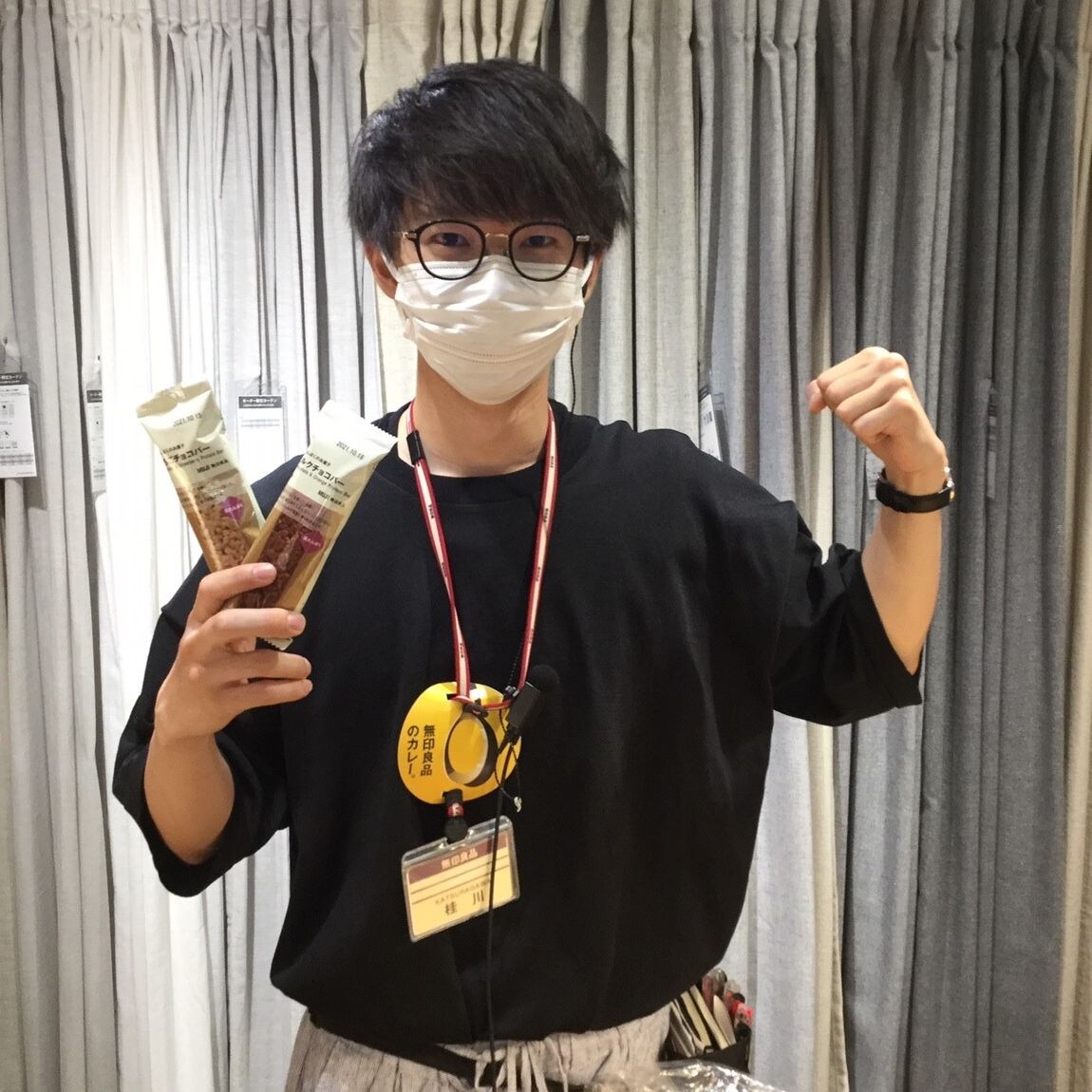 チョコバーで元気