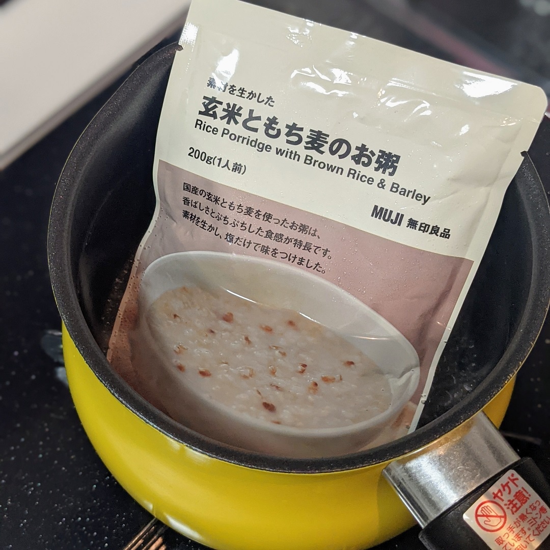 【心斎橋パルコ】我が家の場合｜素材を生かした　玄米ともち麦のお粥