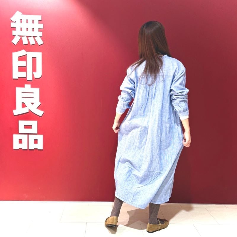 カポック混二重ガーゼワンピース