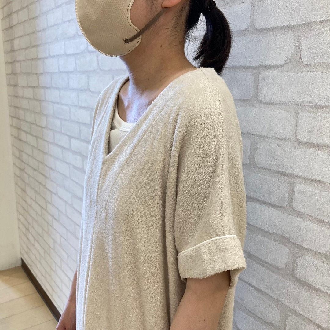 【泉中央セルバ】着るタオル両面パイル半袖ワンピース