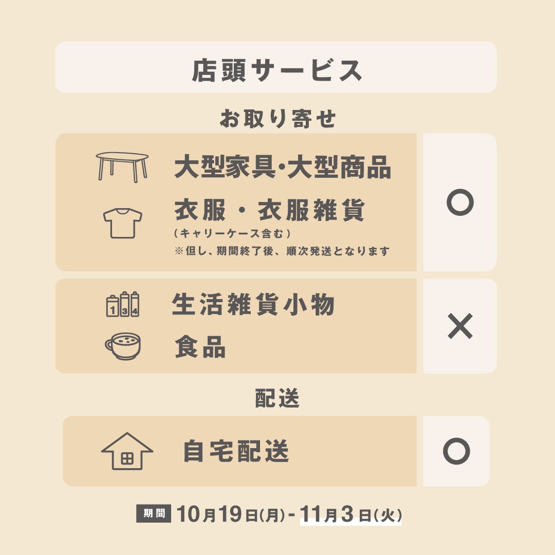 【グランフロント大阪】無印良品週間中の店舗サービスのご案内_Gufoc1