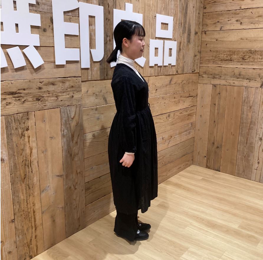 ドットドビーロングカーディガン横